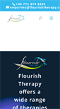Mobile Screenshot of flourishtherapy.co.uk